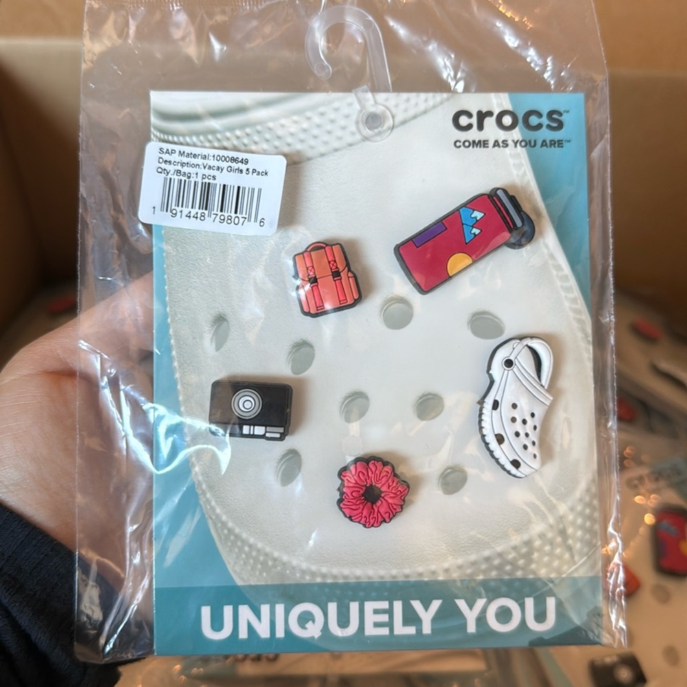 Crocs Jibbitz Charms - Girls Vacation 5 pack